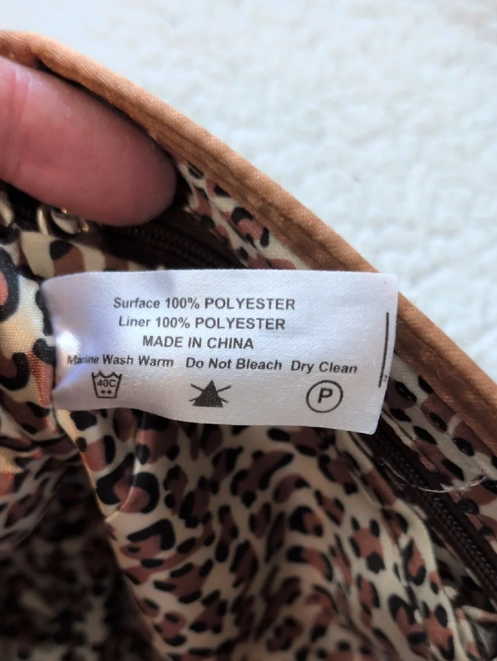Mod Lily Metallic Bronze Leopard Print Large Makeup Bag Pop Art Retro Maximalist